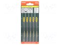 Hacksaw blade-set; wood,chipboard; 91mm; CLEAN WOOD; 5pcs. METABO MTB.623654