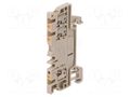 Splice terminal: rail; 17.5A; spring clamp; beige; wemid; 1.5mm2 WEIDMÜLLER A3C1.5