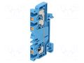 Splice terminal: rail; 24A; spring clamp; blue; wemid; 2.5mm2; TS35 WEIDMÜLLER A3C2.5BL