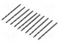 Drill bit; for metal; Ø: 3mm; L: 61mm; high speed steel; 10pcs. METABO MTB.627720