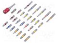 Kit: screwdriver bits; hex key,Phillips,Pozidriv®,slot,Torx® METABO MTB.626721