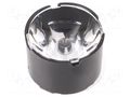 LED lens; round; plexiglass PMMA; transparent; 6÷12°; H: 14.7mm LEDIL CA14505