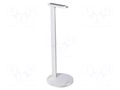 Stand; white; aluminium; 98x100x276mm; headphones LOGILINK AA0105