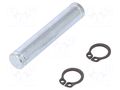 Bolt; 125mm; Kit: safet rings x2 PNEUMAT USC/125
