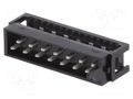 Connector: Micro-MaTch; plug; male; PIN: 14; IDC; for ribbon cable TE Connectivity 1-2178712-4/C