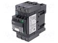 Contactor: 3-pole; NO x3; Auxiliary contacts: NO + NC; 40A; W: 55mm SCHNEIDER ELECTRIC LC1D40ABNE