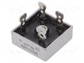 Bridge rectifier: single-phase; Urmax: 100V; If: 15A; Ifsm: 300A YANGJIE TECHNOLOGY KBPC1501-YAN