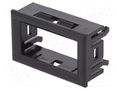 Frame for enclosure; black; Body dim: 29x47.7x20mm MASZCZYK FI-120/BK