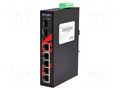 Switch PoE Ethernet; unmanaged; Number of ports: 7; 48÷55VDC ANTAIRA LNP-0702C-SFP