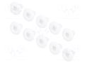 Sleeve; 10pcs; Alfa Romeo,Fiat,Lancia; L: 19mm; polyamide; natural ROMIX RX-11057
