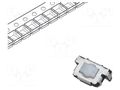 Microswitch TACT; SPST; Pos: 2; 0.02A/12VDC; SMT; 6x3.5x3.5mm PANASONIC EVQP42B3M