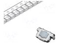 Microswitch TACT; SPST; Pos: 2; 0.02A/12VDC; SMT; 6x3.5x3.5mm PANASONIC EVQP42B3M
