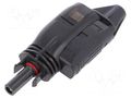 Connector: solar; plug; female; SOLARLOK 2.0; IP68; for cable; 35A TE Connectivity 2308033-1
