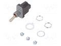 Switch: toggle; Pos: 2; SPST; (OFF)-ON; 6A/230VAC; 15A/28VDC; NT HONEYWELL 1NT1-4