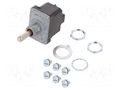 Switch: toggle; Pos: 3; DP3T; ON-ON-ON; 6A/230VAC; 15A/28VDC; NT HONEYWELL 2NT1-12