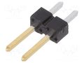 Connector: pin strips; pin header; male; PIN: 2; BERGSTIK II; THT AMPHENOL COMMUNICATIONS SOLUTIONS 68001-202HLF