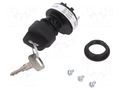 Switch: key switch; Stabl.pos: 2; Switch.method: OFF-ON-(ON); 45° HONEYWELL 84829-07