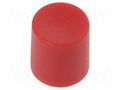 Knob; slider; red; Ø8.2x8.9mm; Width shaft 4mm,width shaft 6,3mm CLIFF CS11-RED
