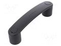 Holder; technopolymer PA; black; H: 45mm; L: 178mm; W: 28mm; F2: 1.5kN ELESA+GANTER EBP.180-8-C1