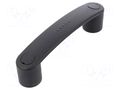 Holder; technopolymer PA; black; H: 51mm; L: 208.5mm; W: 28.5mm ELESA+GANTER EBP.200-8-C1