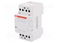 Contactor: 4-pole installation; 25A; 12VAC,12VDC; NO x4; ESB ABB ESB25-40N-14