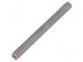 Screwed spacer sleeve; 80mm; Int.thread: M4; hexagonal DREMEC TFF-M4X80/DR146