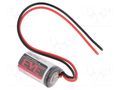 Battery: lithium; 1/2AA,1/2R6; 3.6V; 1200mAh; non-rechargeable EVE BATTERY EVE-ER14250/PR