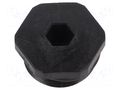 Stopper; M50; 1.5; IP68; polyamide; black; V-NE-SD Metric; -20÷80°C HUMMEL HUMMEL-1256500150