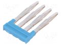 Comb bridge; blue; A; ways: 4 WEIDMÜLLER ZQV1.5N/4BL