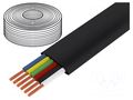 Wire: telecommunication cable; stranded; black; 100m; 0÷60°C LOGILINK CM06