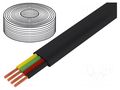 Wire: telecommunication cable; stranded; black; 100m; 0÷60°C LOGILINK CM04