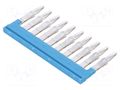 Comb bridge; blue; A; ways: 10 WEIDMÜLLER ZQV2.5N/10BL