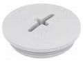 Stopper; M40; 1.5; IP68; polyamide; dark grey; SKINDICHT®; 8mm LAPP BLK-GL-M40+O-R7001