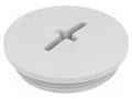 Stopper; M40; 1.5; IP68; polyamide; dark grey; SKINDICHT®; 8mm LAPP BLK-GL-M40+O-R7001