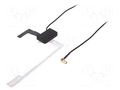 Antenna; automotive; 8dBi; DAB; 50Ω; black; 5VDC,12VDC; RG174 PER.PIC. A00030