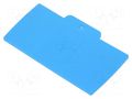 End plate; blue; A WEIDMÜLLER AEP2C10/16BL