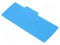 End plate; blue; A WEIDMÜLLER AEP3C10/16BL