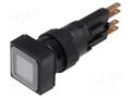 Switch: push-button; 16mm; Stabl.pos: 1; white; filament lamp EATON ELECTRIC Q18LT-WS/WB