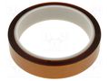 Tape: high temperature resistant; Thk: 63.5um; 55%; golden; W: 19mm BLT POLYHT-19MM