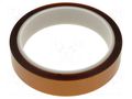 Tape: high temperature resistant; Thk: 63.5um; 55%; golden; W: 19mm BLT POLYHT-19MM