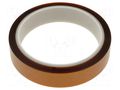 Tape: high temperature resistant; Thk: 63.5um; 55%; golden; W: 19mm BLT POLYHT-19MM