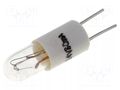 Filament lamp: miniature; 14VDC; 80mA; Ø: 6mm; L: 15mm BRIGHTMASTER LAMP-ML7382