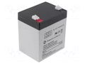 Re-battery: acid-lead; 12V; 5Ah; AGM; maintenance-free; 1.83kg SSB ACCU-HP5-12/S