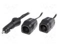 Cigarette lighter socket extension cord; Sup.volt: 7÷12VDC SCI A13-75A30A2-A7Z