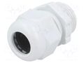 Cable gland; M20; 1.5; IP68; polyamide; light grey; V-TEC VM OBO BETTERMANN OBO-2022866