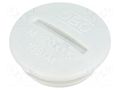 Stopper; M20; 1.5; polystyrene; light grey; 6mm OBO BETTERMANN OBO-2033011