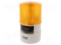 Signaller: lighting-sound; 24VDC; LED; amber; IP54; Ø119x215mm QLIGHT S125DL-WS-24-A