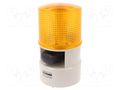 Signaller: lighting-sound; 24VDC; LED; amber; IP54; Ø119x215mm QLIGHT S125DL-WA-24-A
