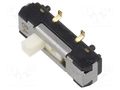 Switch: slide; Pos: 3; SP3T; 0.2A/12VDC; ON-ON-ON; SMT; -40÷85°C Nidec Copal Electronics CL-SB-13B-02