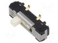 Switch: slide; Pos: 3; SP3T; 0.2A/12VDC; ON-ON-ON; SMT; 12x3.5x3.5mm Nidec Copal Electronics CL-SB-13B-02